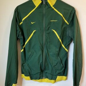 Nike Green and Yellow Womans Jacket